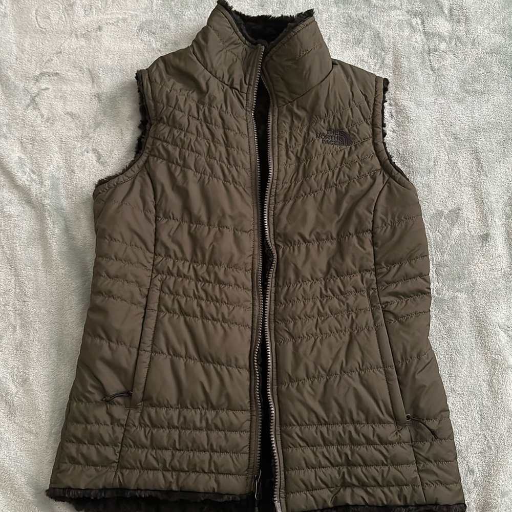 The North Face Vest Mossbud Swirl Fleece (Reversible)